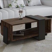 Журнальный столик Hanah Home Meleni Walnut Anthracite