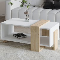 Журнальный столик Hanah Home Meleni White Sapphire Oak фото №3 — интернет-магазин Desire.md