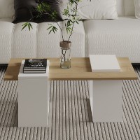 Журнальный столик Hanah Home Matris White Sapphire Oak фото №2 — интернет-магазин Desire.md