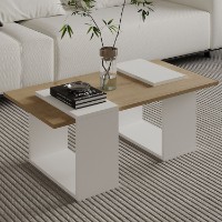 Журнальный столик Hanah Home Matris White Sapphire Oak фото №3 — интернет-магазин Desire.md