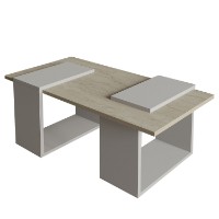 Журнальный столик Hanah Home Matris Grey Travertine фото №4 — интернет-магазин Desire.md