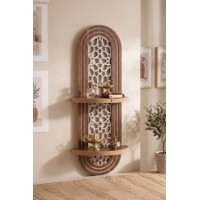 Raft de perete Hanah Home Artmtkwll5 Wenge