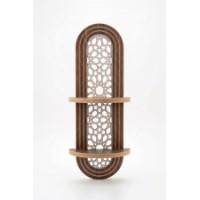 Raft de perete Hanah Home Artmtkwll5 Wenge imaginea #3 — magazin online Desire.md