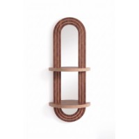 Raft de perete Hanah Home Artmtkwll6 Wenge imaginea #3 — magazin online Desire.md