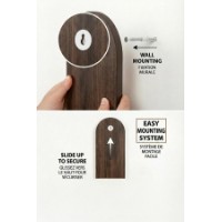 Raft de perete Hanah Home Artmtkwll6 Wenge imaginea #5 — magazin online Desire.md