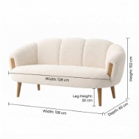Canapea Atelier Del Sofa Star White imaginea #4 — magazin online Desire.md
