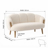 Canapea Atelier Del Sofa Star Cream imaginea #4 — magazin online Desire.md