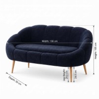Canapea Atelier Del Sofa Lida Anthracite imaginea #3 — magazin online Desire.md