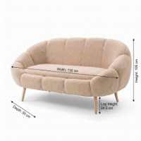 Canapea Atelier Del Sofa Lida Beige imaginea #3 — magazin online Desire.md