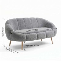 Canapea Atelier Del Sofa Lida Grey imaginea #3 — magazin online Desire.md