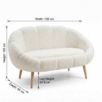 Canapea Atelier Del Sofa Lida White imaginea #3 — magazin online Desire.md