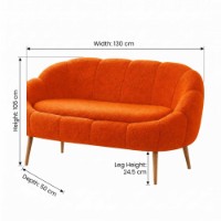 Диван Atelier Del Sofa Lida Orange фото №3 — интернет-магазин Desire.md