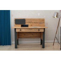 Masa de birou Hanah Home Valerin Atlantic Pine Anthracite imaginea #4 — magazin online Desire.md