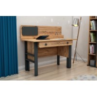 Masa de birou Hanah Home Valerin Atlantic Pine Anthracite imaginea #5 — magazin online Desire.md