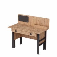 Masa de birou Hanah Home Valerin Atlantic Pine Anthracite imaginea #8 — magazin online Desire.md