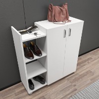 Rafturi pentru pantofi Hanah Home Asus White imaginea #2 — magazin online Desire.md
