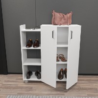 Rafturi pentru pantofi Hanah Home Asus White imaginea #4 — magazin online Desire.md