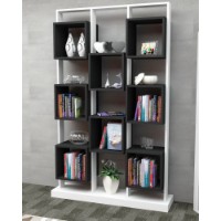 Etajeră Hanah Home Edge White Black