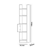 Etajeră Hanah Home Esbi 103 White imaginea #4 — magazin online Desire.md