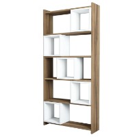 Etajeră Hanah Home Box Walnut White imaginea #4 — magazin online Desire.md