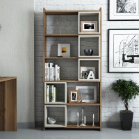 Etajeră Hanah Home Box Walnut Cream imaginea #3 — magazin online Desire.md
