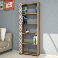 Etajeră Hanah Home City Walnut Cream