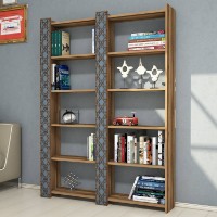 Etajeră Hanah Home City 2 Walnut Chalcedony