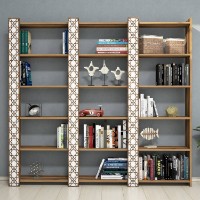 Etajeră Hanah Home City 3 Walnut White imaginea #2 — magazin online Desire.md
