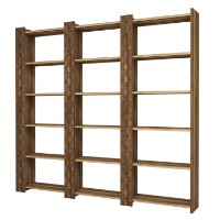 Etajeră Hanah Home City 3 Walnut Walnut imaginea #3 — magazin online Desire.md