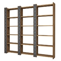 Etajeră Hanah Home City 3 Walnut Chalcedony imaginea #3 — magazin online Desire.md