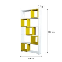 Etajeră Hanah Home Box White Yellow imaginea #5 — magazin online Desire.md