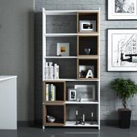 Etajeră Hanah Home Box White Walnut imaginea #3 — magazin online Desire.md