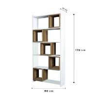 Etajeră Hanah Home Box White Walnut imaginea #5 — magazin online Desire.md