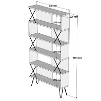Etajeră Hanah Home Extra Oak imaginea #4 — magazin online Desire.md