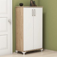 Rafturi pentru pantofi Hanah Home Ari Walnut White