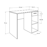 Masa de birou Hanah Home Cms-505-Bb-1 imaginea #3 — magazin online Desire.md