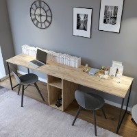 Письменный стол Hanah Home Ikili Calisma Masasi L196