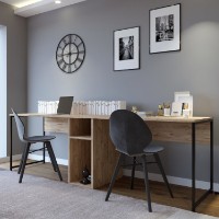 Письменный стол Hanah Home Ikili Calisma Masasi L196 фото №3 — интернет-магазин Desire.md