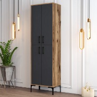 Rafturi pentru pantofi Hanah Home Berlin A Walnut Anthracite