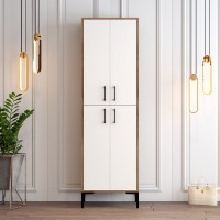 Rafturi pentru pantofi Hanah Home Berlin A Walnut White imaginea #2 — magazin online Desire.md
