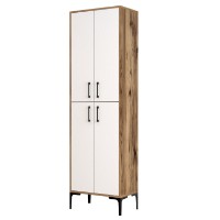 Rafturi pentru pantofi Hanah Home Berlin A Walnut White imaginea #5 — magazin online Desire.md