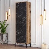 Rafturi pentru pantofi Hanah Home Berlin A Walnut Black Marble