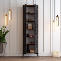 Rafturi pentru pantofi Hanah Home Berlin A Walnut Black Marble imaginea #3 — magazin online Desire.md