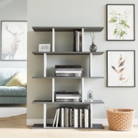 Etajeră Hanah Home Harmon White Anthracite