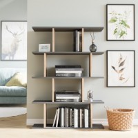 Etajeră Hanah Home Harmon Anthracite Oak