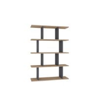 Etajeră Hanah Home Harmon Oak Anthracite imaginea #2 — magazin online Desire.md