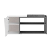Обувница Hanah Home Fiona Bench Anthracite White фото №4 — интернет-магазин Desire.md