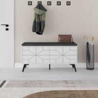 Обувница Hanah Home Dune Bench White