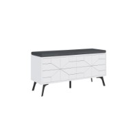Обувница Hanah Home Dune Bench White фото №7 — интернет-магазин Desire.md