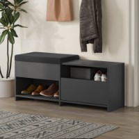Rafturi pentru pantofi Hanah Home Filux Bench Anthracite imaginea #2 — magazin online Desire.md